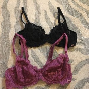 PINK lace bra bundle